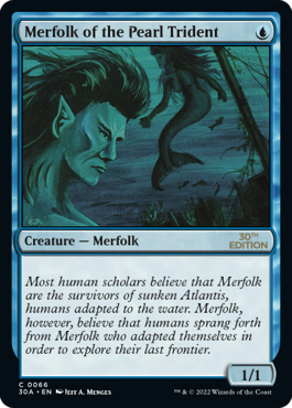 (30A-CU)Merfolk of the Pearl Trident/真珠三叉矛の人魚