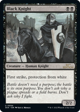 (30A-UB)Black Knight/黒騎士