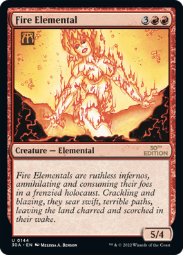 (30A-UR)Fire Elemental/炎の精霊