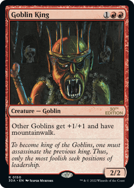 (30A-RR)Goblin King/ゴブリンの王