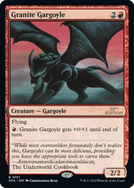 (30A-RR)Granite Gargoyle