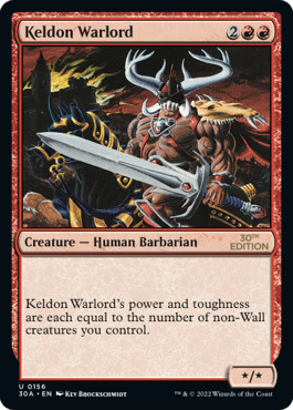 (30A-UR)Keldon Warlord/ケルドの大将軍