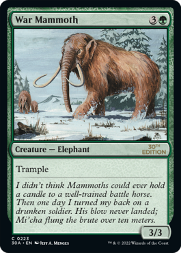 (30A-CG)War Mammoth/ウォー・マンモス