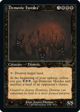 【旧枠】(30A-RB)Demonic Hordes