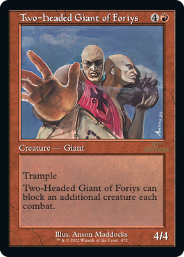 【旧枠】(30A-RR)Two-Headed Giant of Foriys