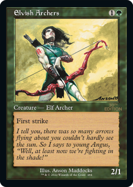 【旧枠】(30A-RG)Elvish Archers/エルフの射手