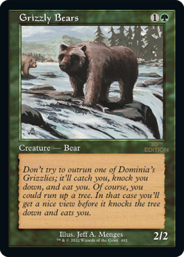 【旧枠】(30A-CG)Grizzly Bears/灰色熊