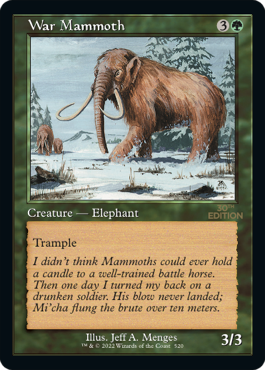 【旧枠】(30A-CG)War Mammoth/ウォー・マンモス