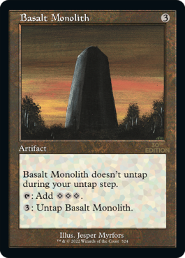 【旧枠】(30A-UA)Basalt Monolith/玄武岩のモノリス