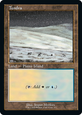 マジック：ザ・ギャザリング tundra mtg 3ED Tundra • Revised Edition (3ED) #289