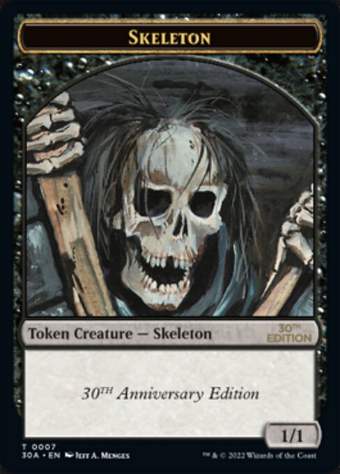 (30A-Token)Skeleton Token/スケルトントークン【No.007】