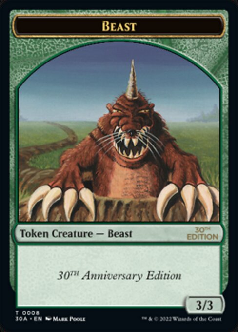 (30A-Token)Beast Token/ビーストトークン【No.008】