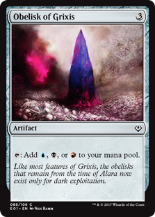 (ANN-CA)Obelisk of Grixis/グリクシスのオベリスク