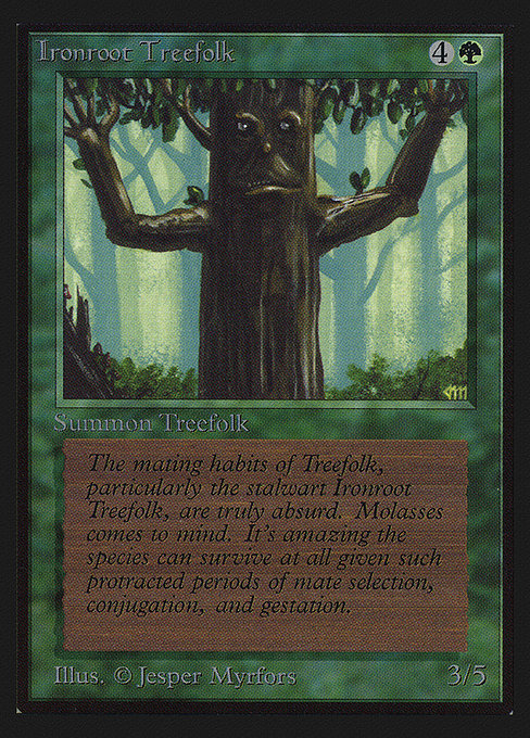 (CED-CG)Ironroot Treefolk/鉄の根の樹人族