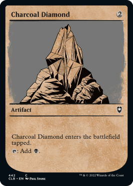 【Foil】【ルールブック仕様】(CLB-CA)Charcoal Diamond/炭色のダイアモンド