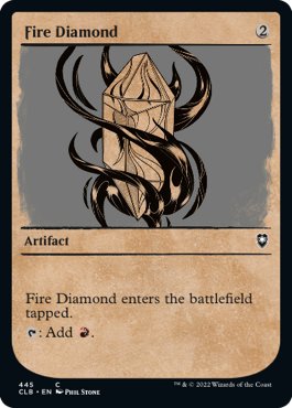 【Foil】【ルールブック仕様】(CLB-CA)Fire Diamond/緋色のダイアモンド