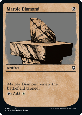 【Foil】【ルールブック仕様】(CLB-CA)Marble Diamond/乳白色のダイアモンド