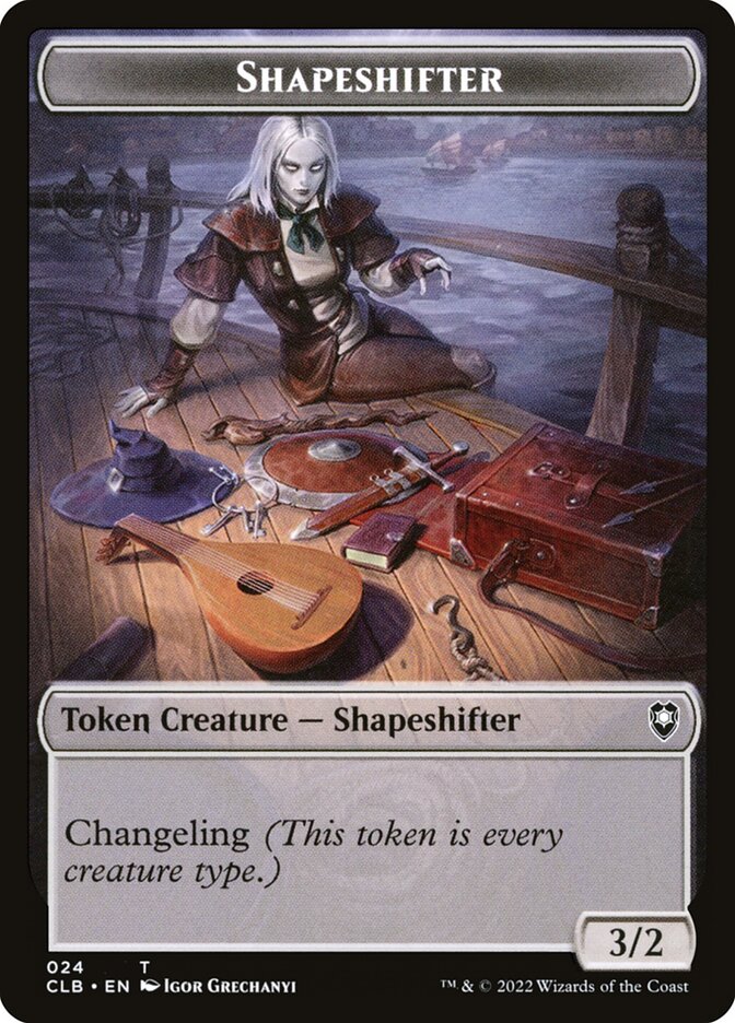 (CLB-token)Shapeshifter Token/多相の戦士トークン【No.024】