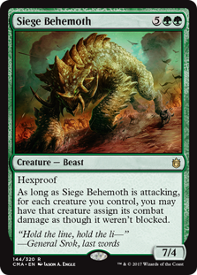 (CMA-RG)Siege Behemoth/包囲ビヒモス