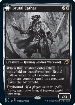 【Foil】(DBL-RW)Brutal Cathar/粗暴な聖戦士