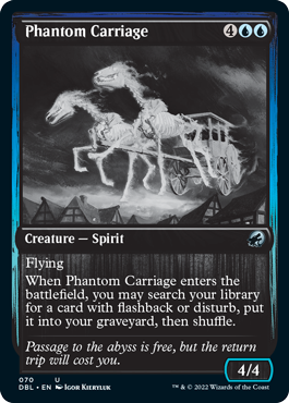 【Foil】(DBL-UU)Phantom Carriage/幻影の馬車