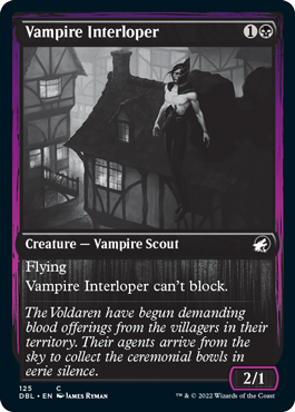 【Foil】(DBL-CB)Vampire Interloper/吸血鬼の侵入者