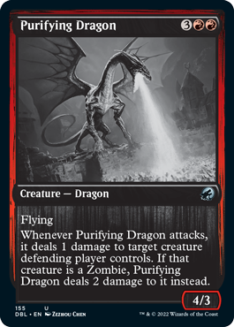 【Foil】(DBL-UR)Purifying Dragon/浄化するドラゴン