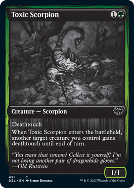 【Foil】(DBL-CG)Toxic Scorpion/毒蠍