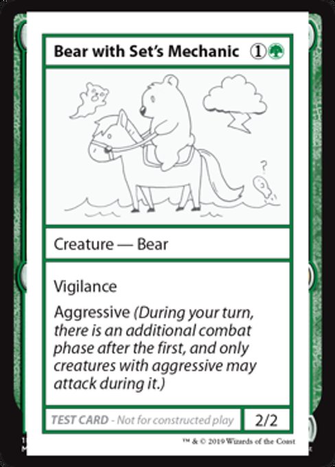 (CMB1-G)Bear with Set's Mechanic