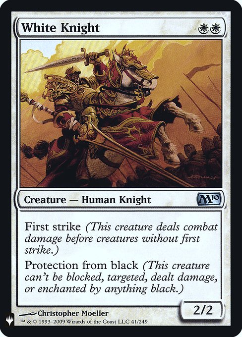 【Foil】(MB1-UW)White Knight/白騎士