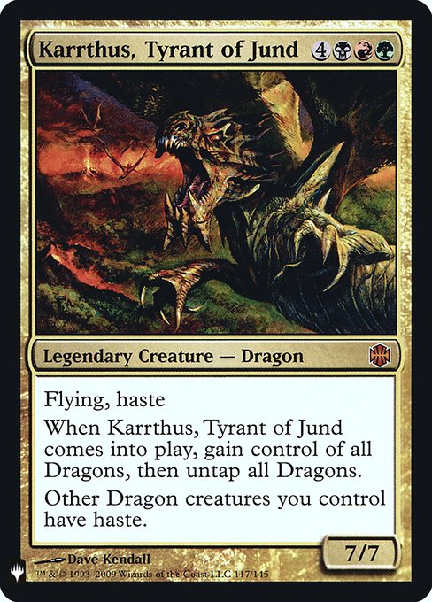 【Foil】(MB1-MM)Karrthus, Tyrant of Jund/ジャンドの暴君、カーサス