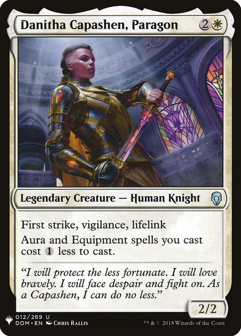 (MB1-UW)Danitha Capashen, Paragon/模範となる者、ダニサ・キャパシェン