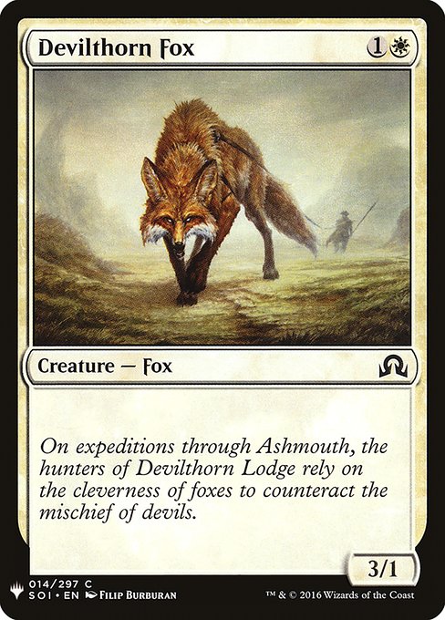 (MB1-CW)Devilthorn Fox/悪魔の棲家の狐