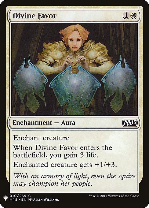 (MB1-CW)Divine Favor/神聖なる好意