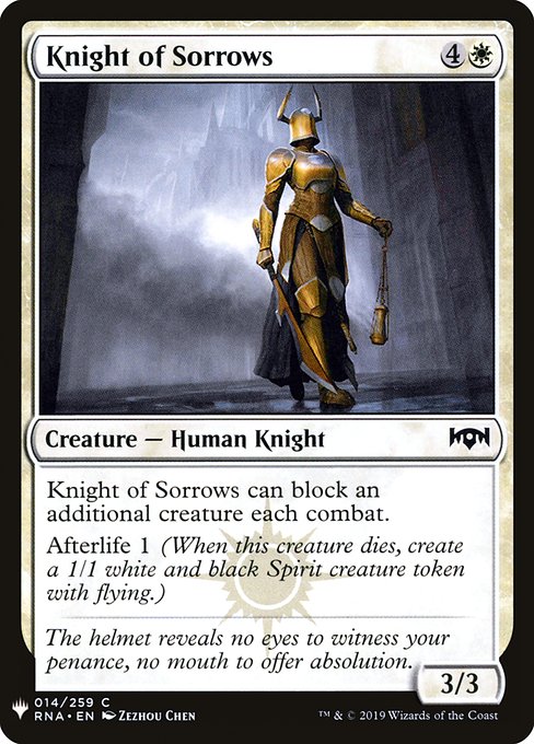 (MB1-CW)Knight of Sorrows/悲しみの騎士