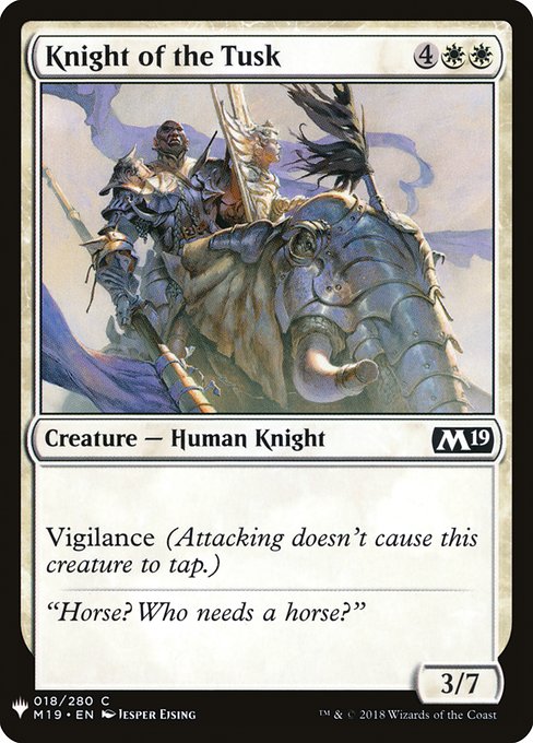 (MB1-CW)Knight of the Tusk/牙の騎士