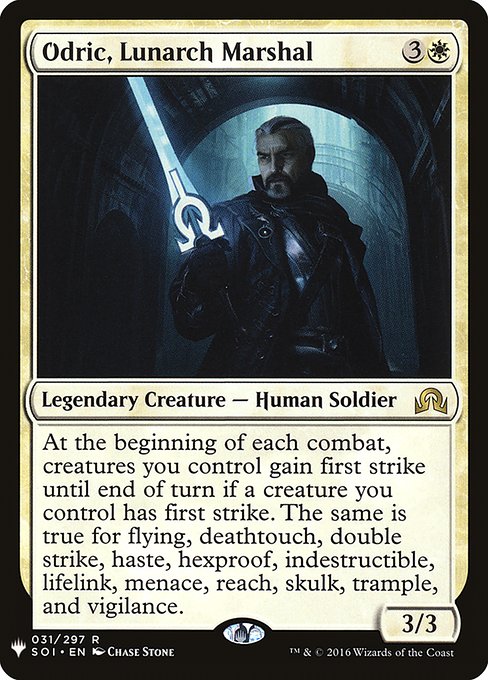 (MB1-RW)Odric, Lunarch Marshal/月皇の司令官、オドリック