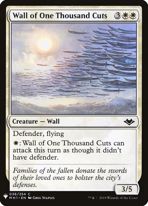 (MB1-CW)Wall of One Thousand Cuts/千本刀の壁