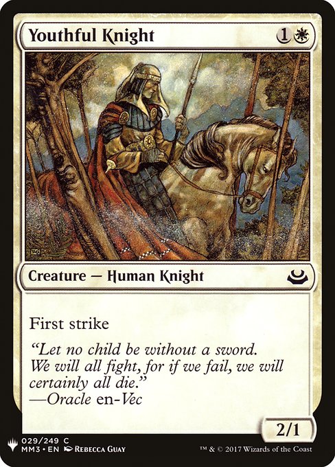 (MB1-CW)Youthful Knight/若年の騎士