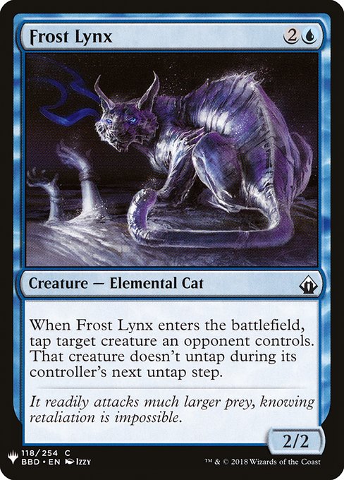 (MB1-CU)Frost Lynx/霜のオオヤマネコ