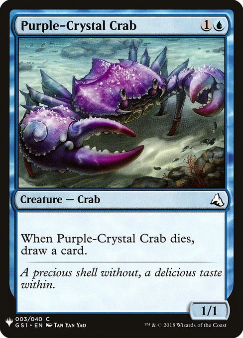 (MB1-CU)Purple-Crystal Crab