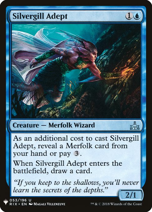 (MB1-UU)Silvergill Adept/銀エラの達人