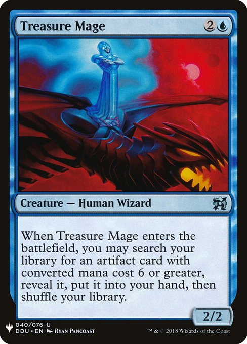 (MB1-UU)Treasure Mage/宝物の魔道士