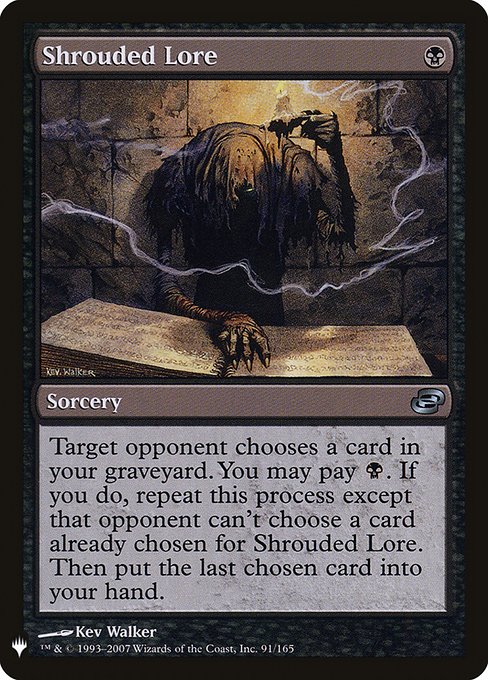 (MB1-UB)Shrouded Lore/隠された知識