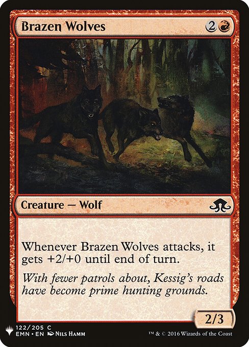 (MB1-CR)Brazen Wolves/猛々しい狼
