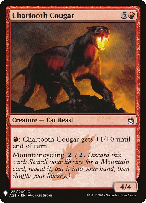 (MB1-CR)Chartooth Cougar/黒焦げ牙のクーガー