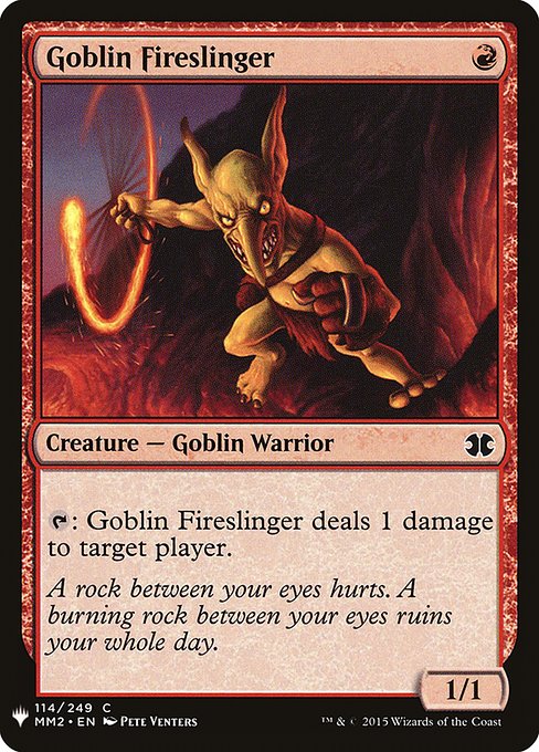 (MB1-CR)Goblin Fireslinger/ゴブリンの投火師