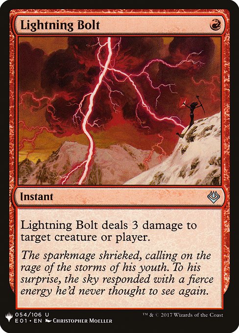 (MB1-UR)Lightning Bolt/稲妻