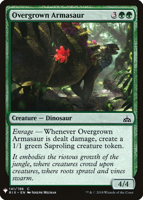 (MB1-CG)Overgrown Armasaur/鬱蒼たるアルマサウルス
