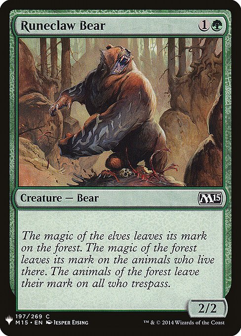 (MB1-CG)Runeclaw Bear/ルーン爪の熊